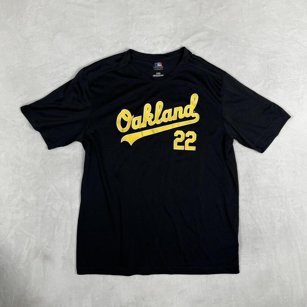 Oakland Athletics Shirt Mens Large Black MLB Genuine Merchandise Reddick 22